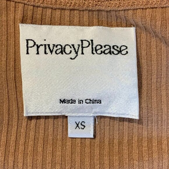 Privacy Please Women's Ribbed Rayon Pullover Tank Top Cami Size XS - Picture 6 of 11